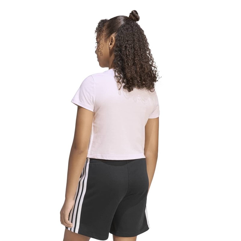 Junior Girls Essentials T-Shirt Ice Lavender/White - Image 2