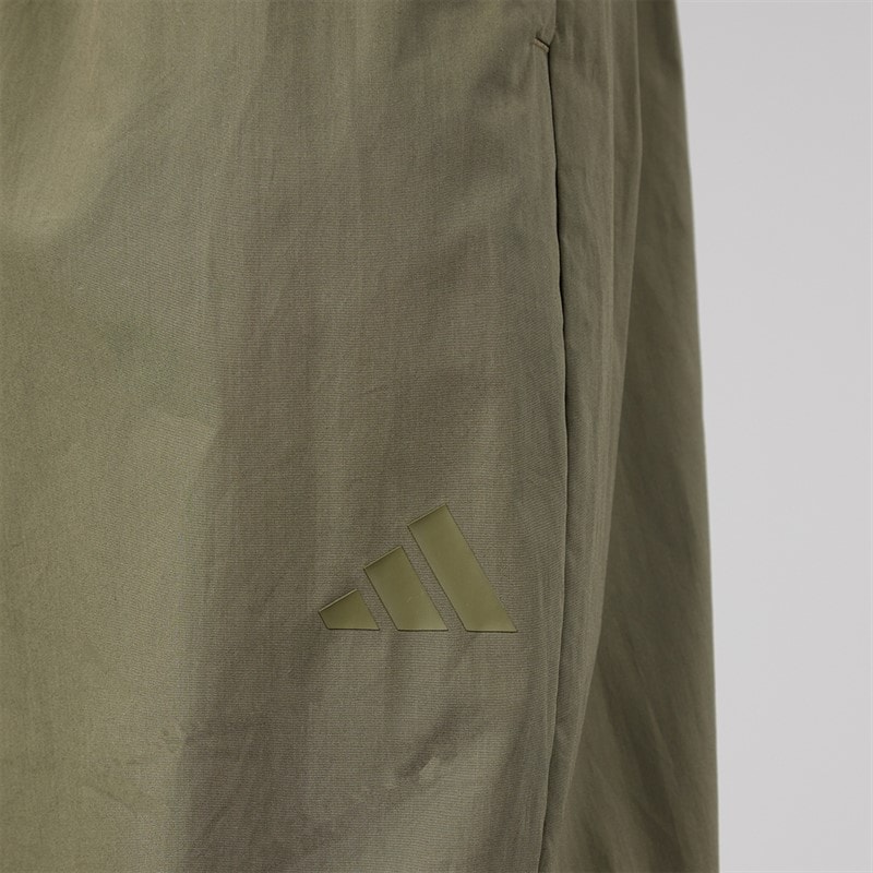 Mens City Tech Woven Track Pants Olive Strata - Image 3