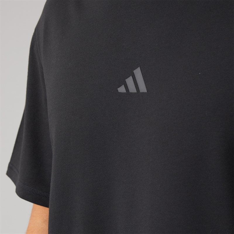 Mens Designed For Training X Workout T-Shirt Black - Image 3