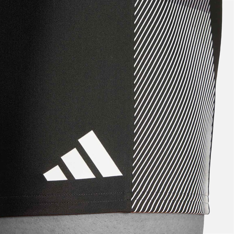 Mens Colorblock Swimming Boxers Black - Image 3