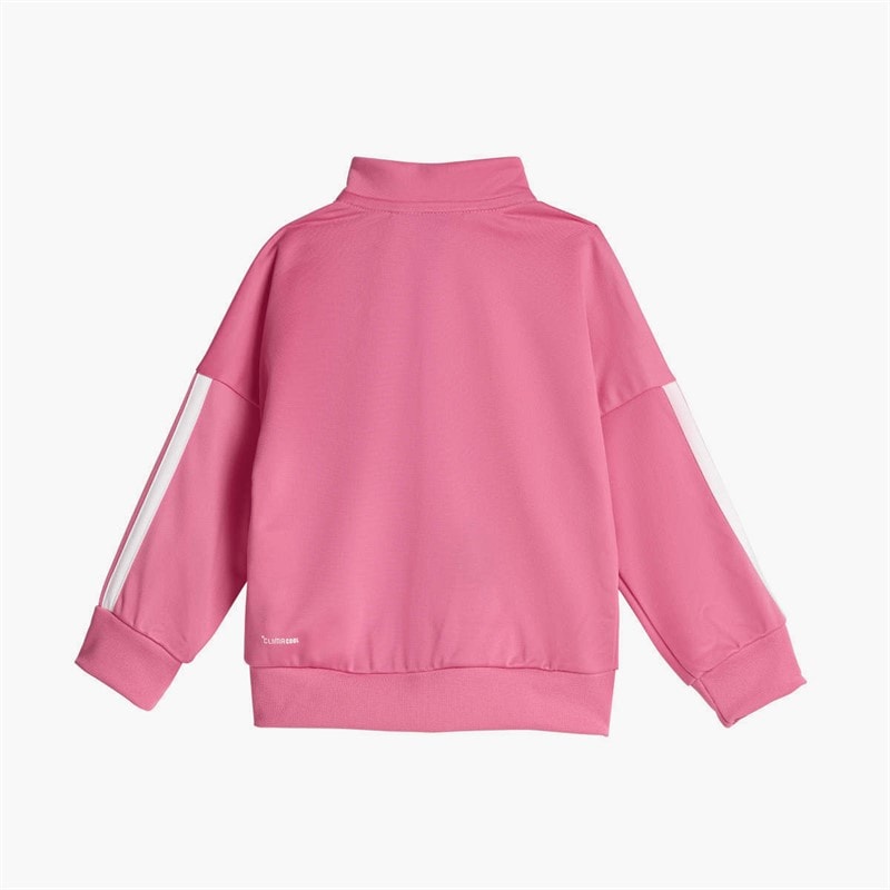 Infant Girls Essentials Climacool Tracksuit Pink Fusion/White/White - Image 3