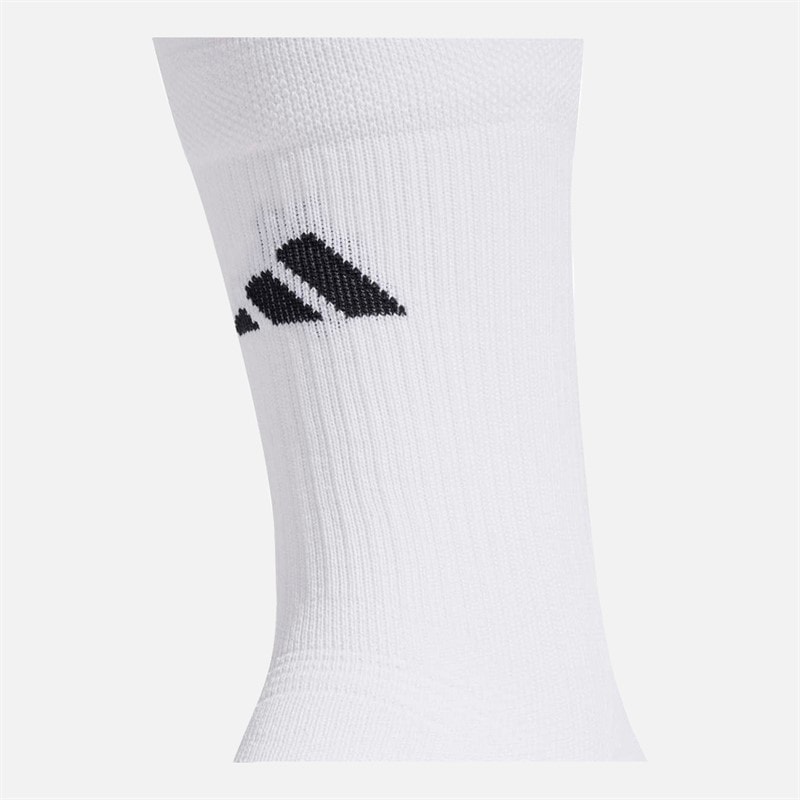 Cushioned Football Crew Socks White/Black - Image 2