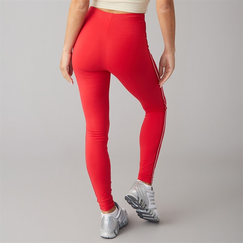 Womens Essentials Color Pop High Waisted Leggings Pure Ruby - Image 2