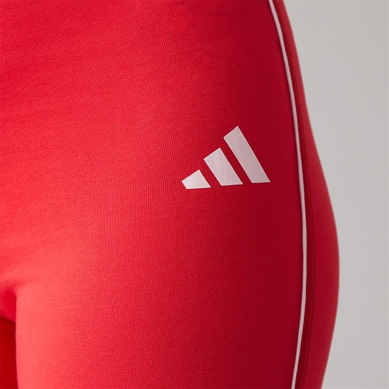 Womens Essentials Color Pop High Waisted Leggings Pure Ruby - Image 5