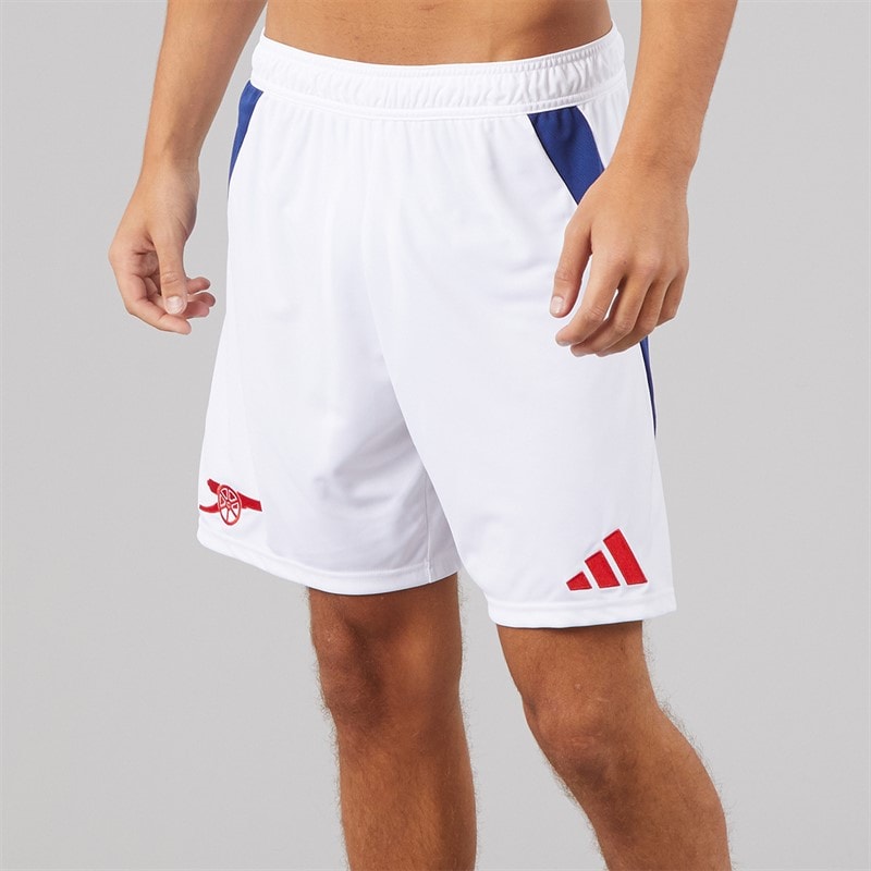 Mens AFC Arsenal FC 24/25 Home Shorts White - Image 2