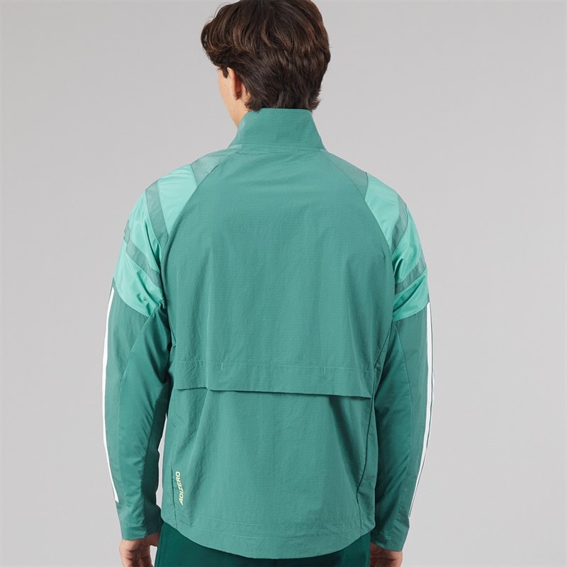 Mens Adizero Archive Full Zip Running Jacket Preloved Teal - Image 2