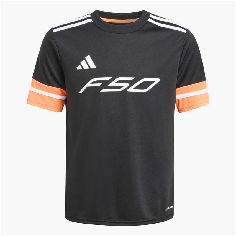 Junior F5 Jersey Black/Beam Orange - Image 4