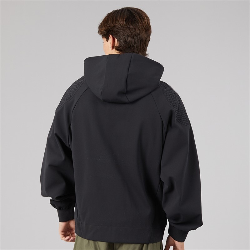 Mens Basketball Seasonal Luxe Hoodie Black - Image 2