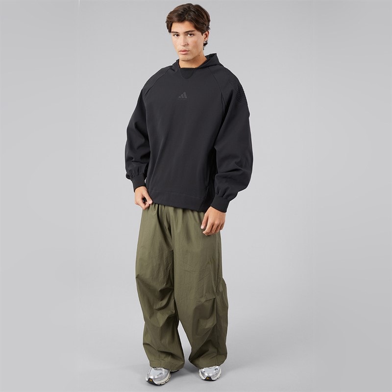 Mens Basketball Seasonal Luxe Hoodie Black - Image 4