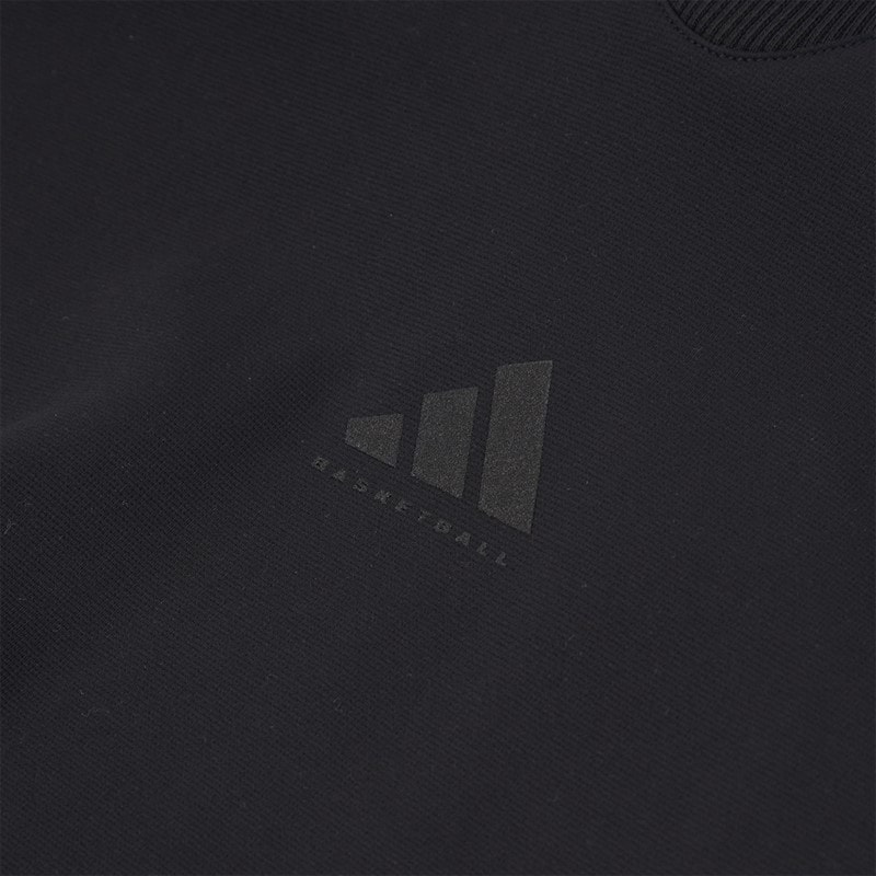 Mens Basketball Seasonal Luxe Hoodie Black - Image 5