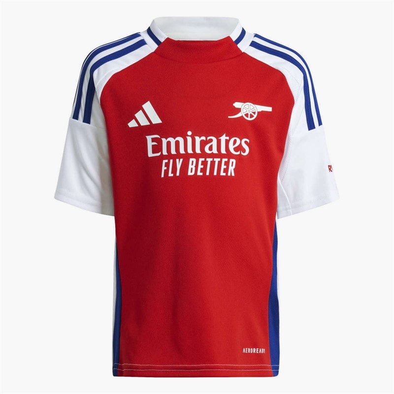Kids AFC Arsenal FC 24/25 Home Mini Kit Better Scarlet/White - Image 4