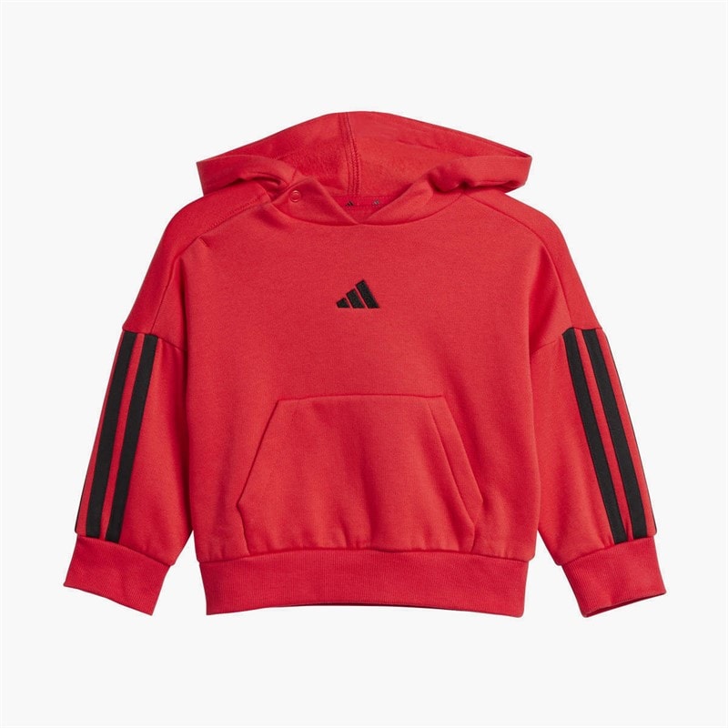 Infant Essentials Hoodie And Joggers Set Pure Ruby/Black - Image 2