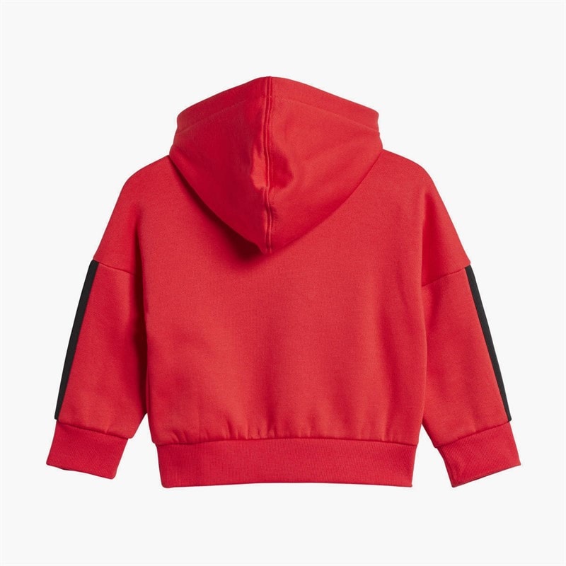 Infant Essentials Hoodie And Joggers Set Pure Ruby/Black - Image 3