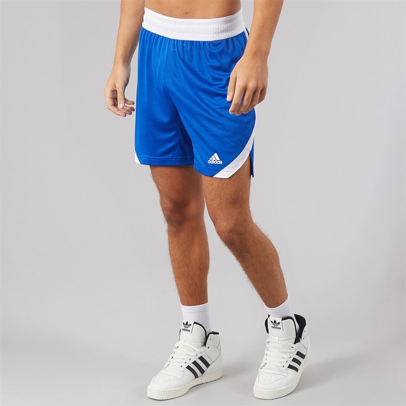 Mens Icon Squad Basketball Shorts Royal Blue/White - Image 2
