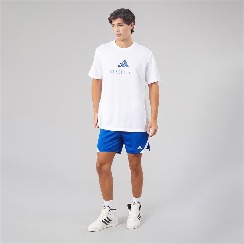 Mens Icon Squad Basketball Shorts Royal Blue/White - Image 4