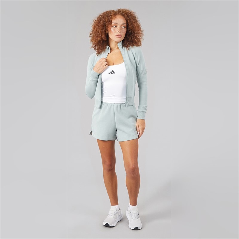 Womens Soft Lux Loose Shorts Wonder Sage - Image 4
