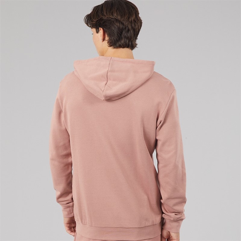 Mens Linear Logo Hoodie Warm Clay - Image 2