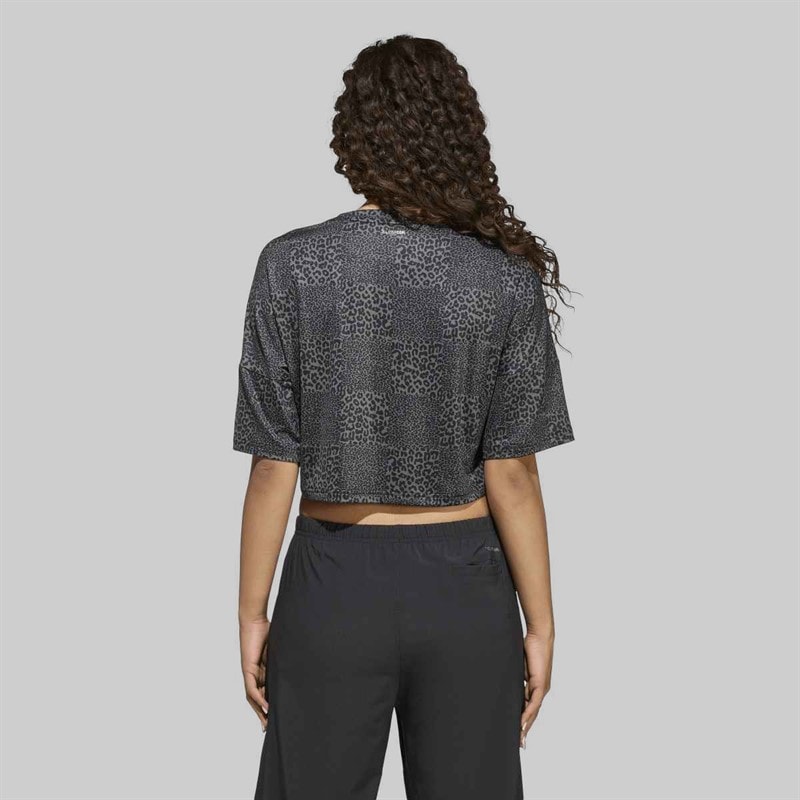 Junior Girls Sport Icons Printed T-Shirt Black/Grey Six/Grey Four - Image 3