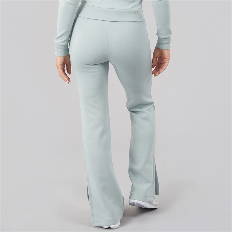 Womens Soft Lux Flared Track Pants Wonder Sage - Image 2