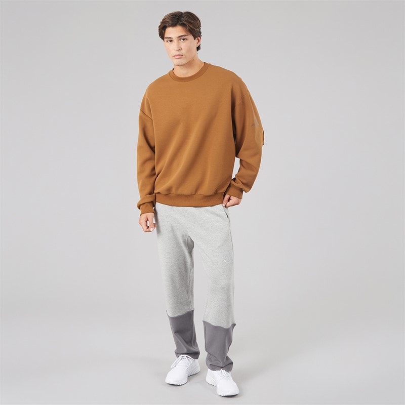 Mens Soft Lux Loose Sweatshirt Dusky Bronze - Image 4