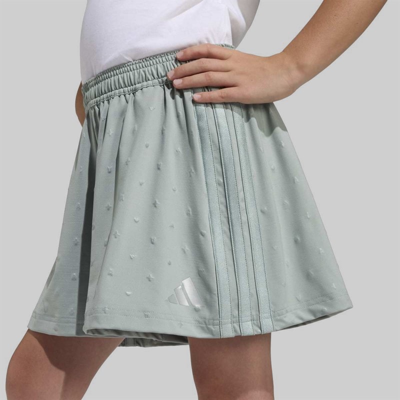 Girls Seasonals Glam T-Shirt and Shorts Set White/Silver Metallic - Image 5