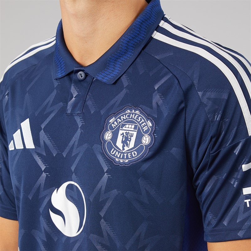 Mens MUFC Manchester United 24/25 Away Jersey Night Indigo - Image 3