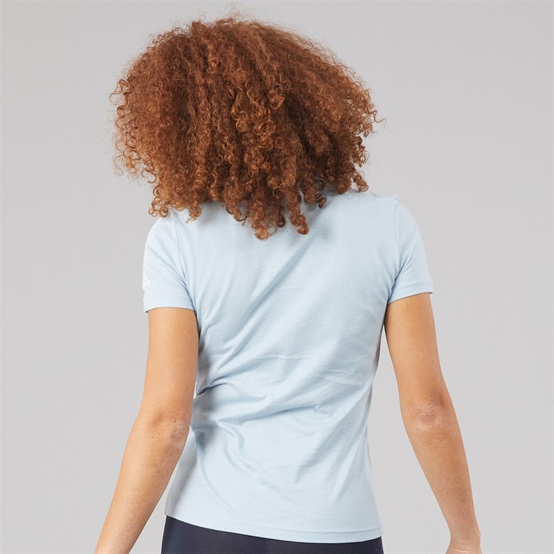 Womens Essentials Logo T-Shirt Wonder Blue - Image 2