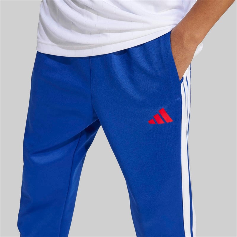 Junior House Of Tiro Track Pants Semi Lucid Blue/Pure Ruby/White - Image 5