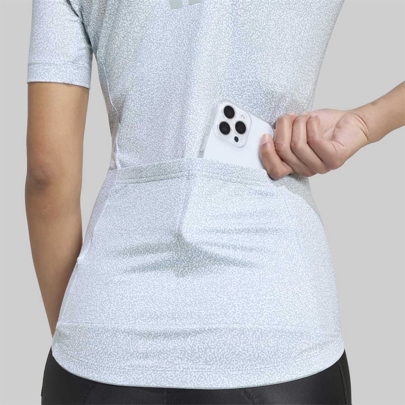 Womens Essentials Cycling Jersey Wonder Sage - Image 3
