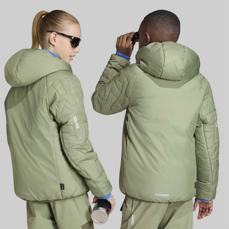 Junior Terrex Xperior Climawarm Padded Jacket Tent Green - Image 2