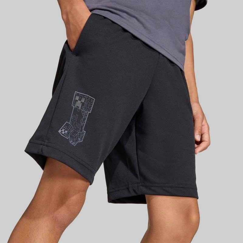 Junior x Minecraft Training Shorts Black - Image 2
