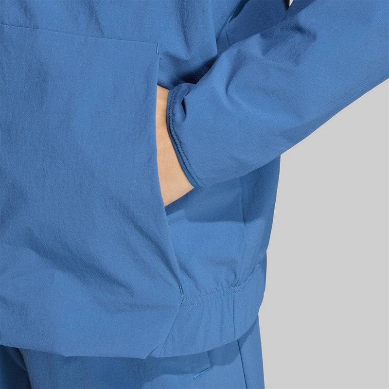 Junior Z.N.E Woven Cover Up Track Jacket Dusky Petrol/Dusky Ink - Image 3