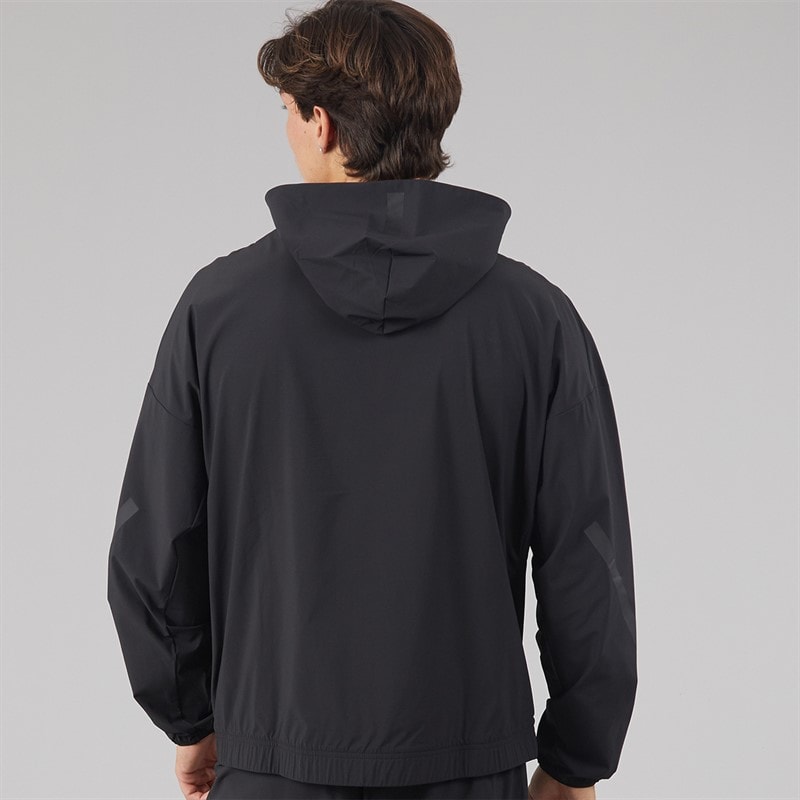 Mens Z.N.E Woven Full Zip Track Jacket Black - Image 2