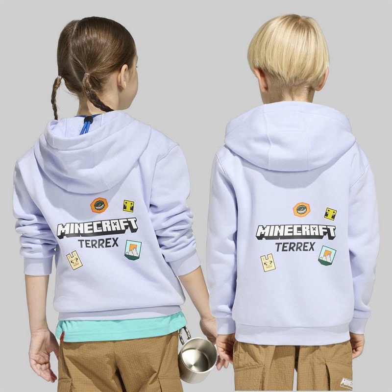 Junior x Minecraft Terrex Hoodie Violet Tone - Image 1