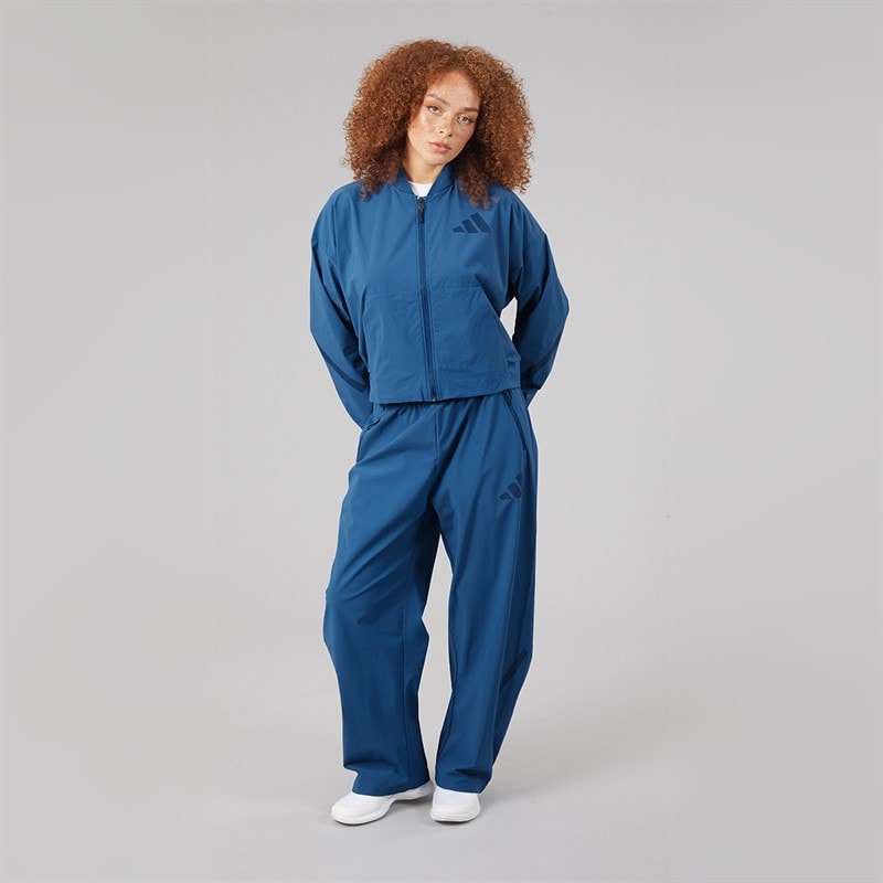 Womens Z.N.E. Woven Track Pants Dusky Petrol - Image 4