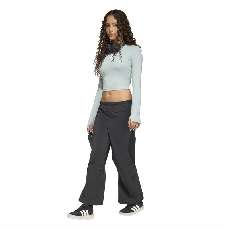 Junior Girls TechFit Long Sleeve Top Wonder Sage/White - Image 3