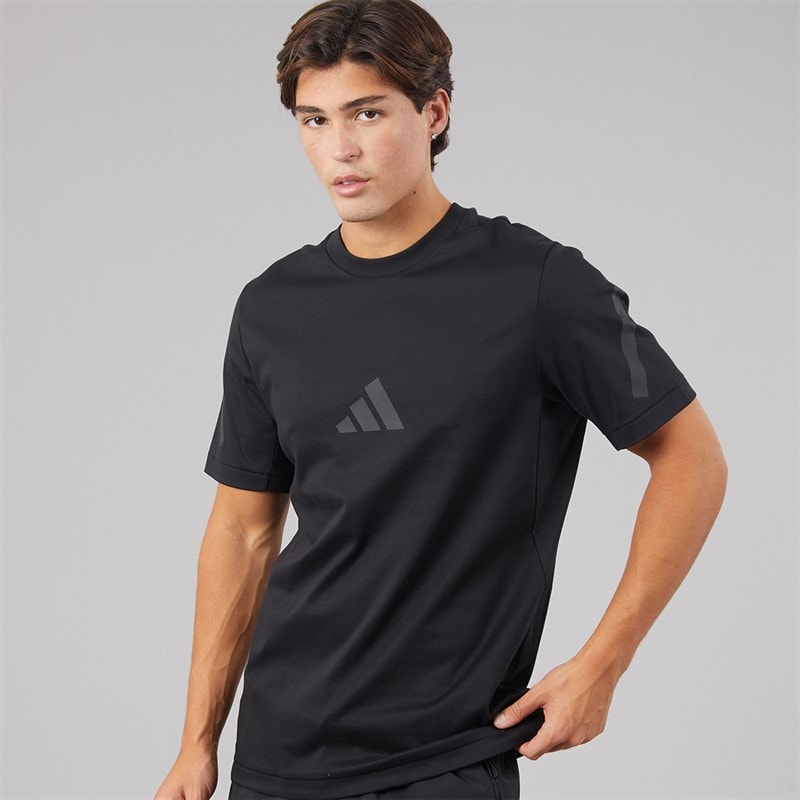 Mens Z.N.E T-Shirt Black - Image 1