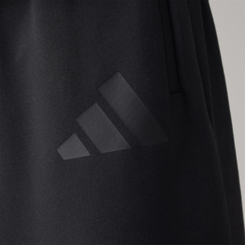 Mens Z.N.E. Open Hem Joggers Black - Image 4