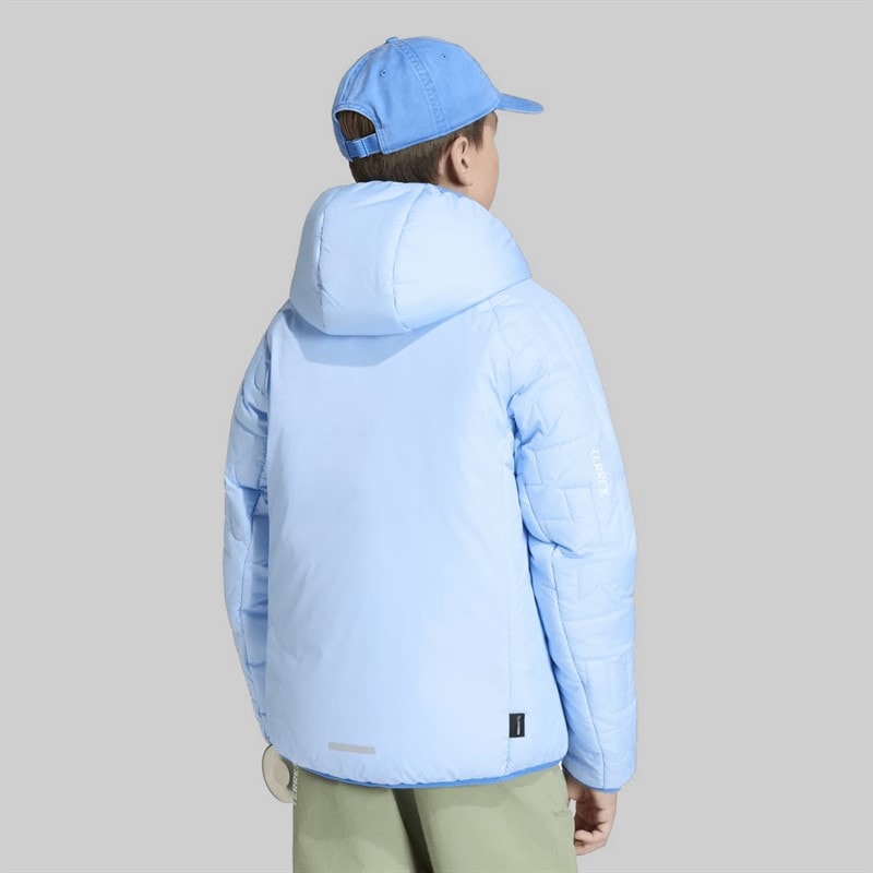 Junior Terrex Xperior Climawarm Padded Jacket Glow Blue - Image 2