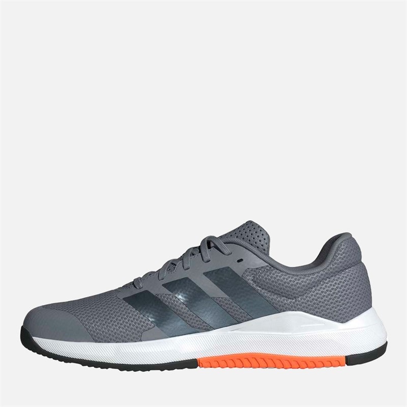 Mens Dropset Base Training Shoes Grey/Grey Five/Lucid Orange - Image 5