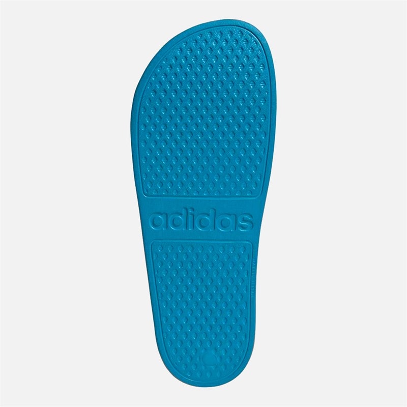 Adilette Aqua Slides Solar Blue/Cloud White/Solar Blue - Image 2