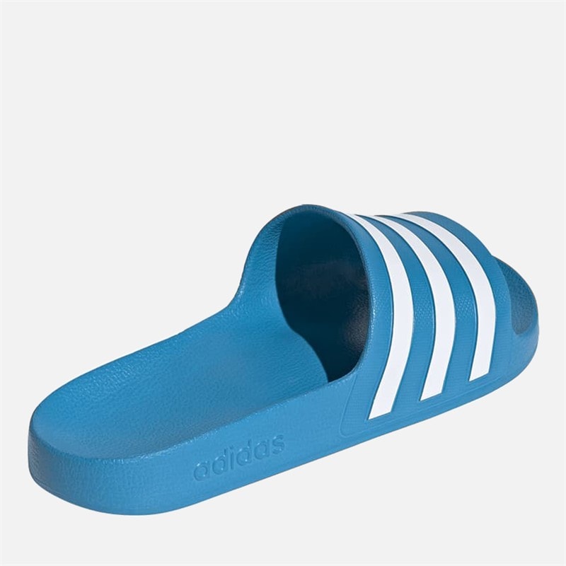 Adilette Aqua Slides Solar Blue/Cloud White/Solar Blue - Image 3