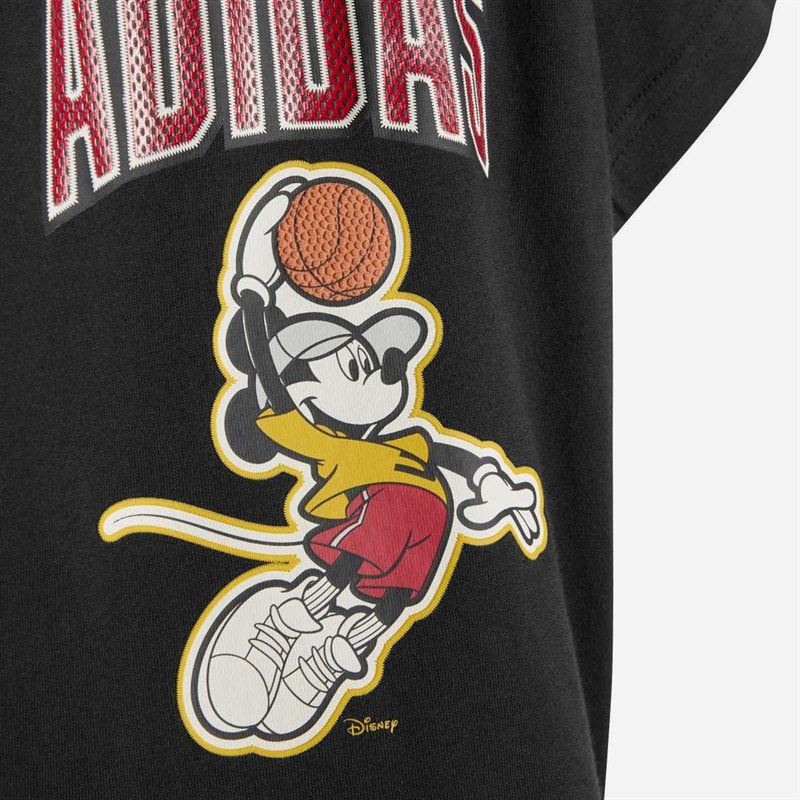 Infant x Disney Mickey Mouse T-Shirt And Shorts Set Black/Off White - Image 3