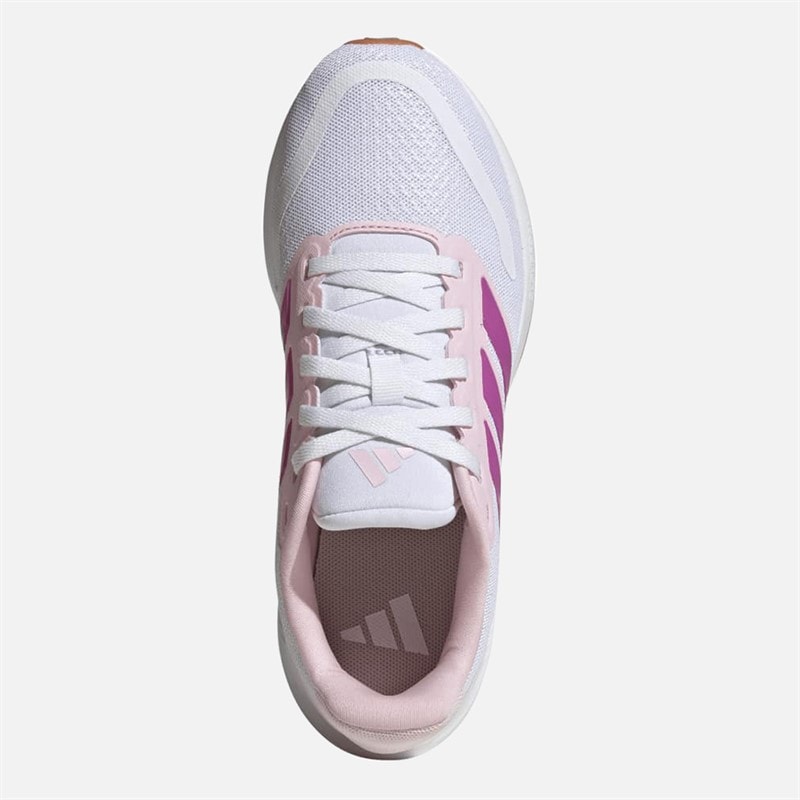 Junior Runfalcon 5 Neutral Running Shoes Cloud White/Clear Pink/Gum - Image 4
