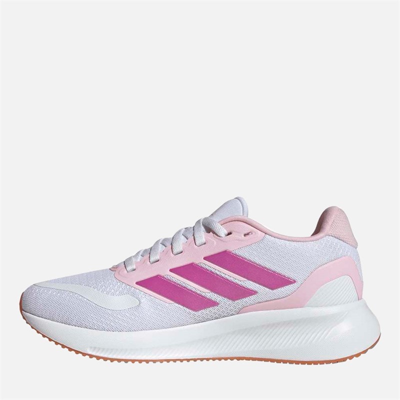 Junior Runfalcon 5 Neutral Running Shoes Cloud White/Clear Pink/Gum - Image 5