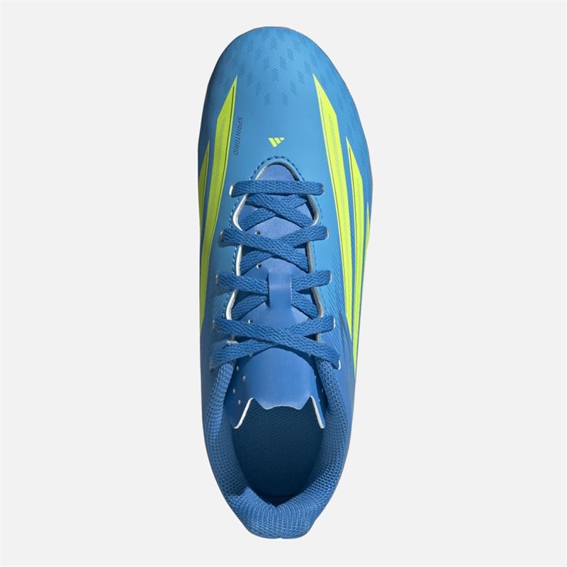 Junior F50 Club FG/MG Firm/Multi Ground Football Boots Lucid Blue/Team Solar Yellow/Lucid Aqua - Image 4