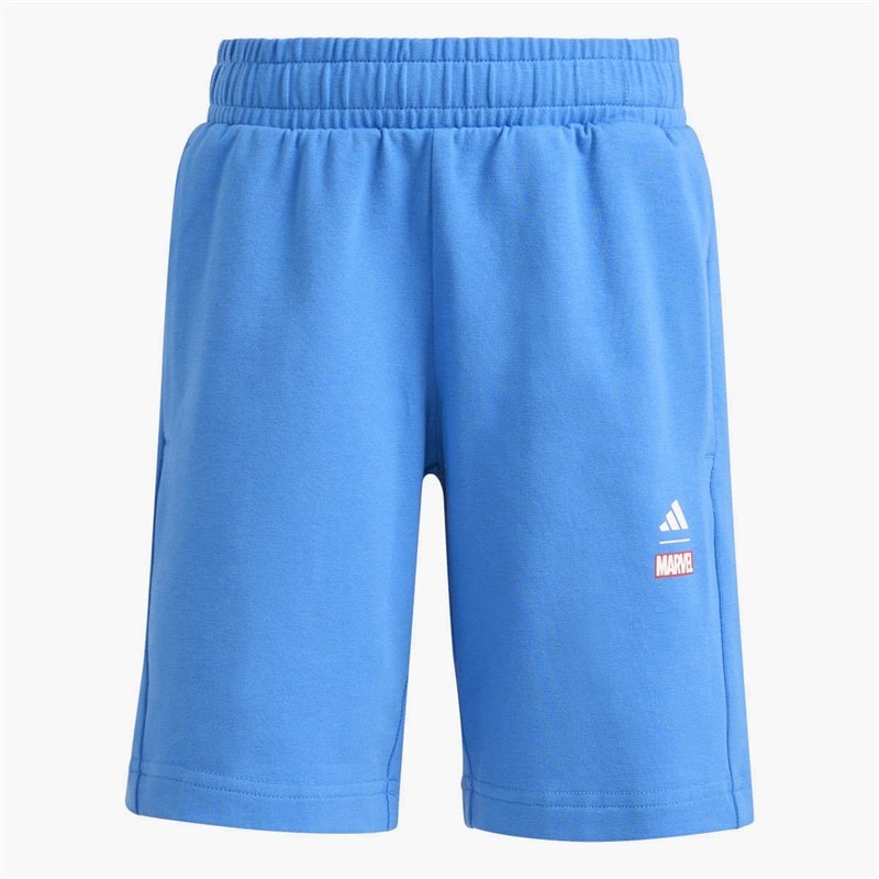 Kids x Marvel Avengers T-Shirt And Shorts Set Off White/Ray Blue - Image 3