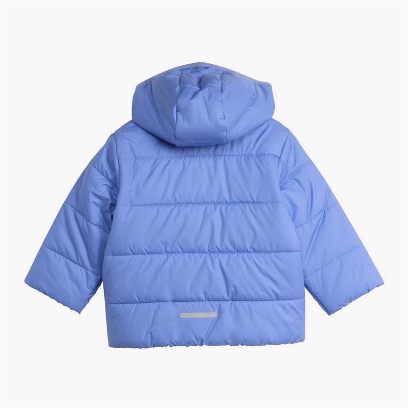 Infant Essentials 3 Stripes Padded Jacket Blue Fusion/White - Image 2