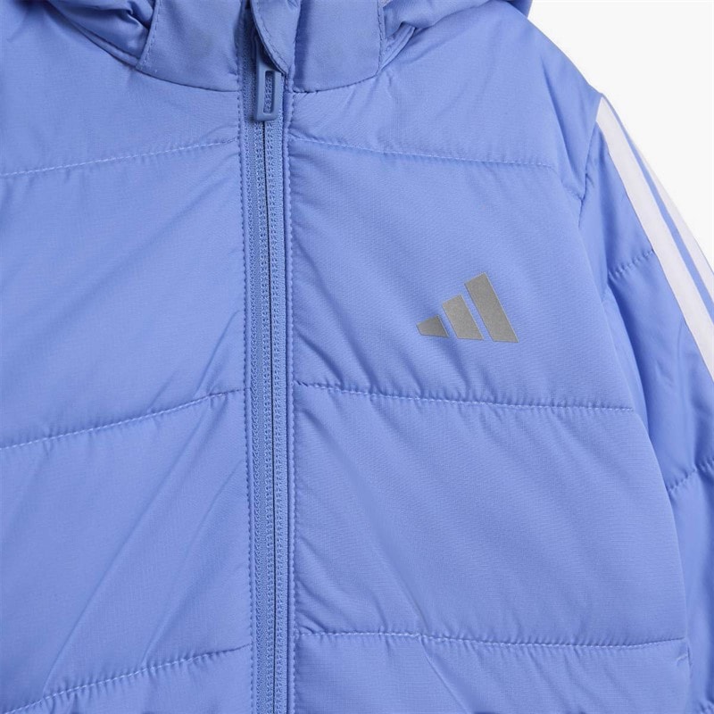 Infant Essentials 3 Stripes Padded Jacket Blue Fusion/White - Image 3