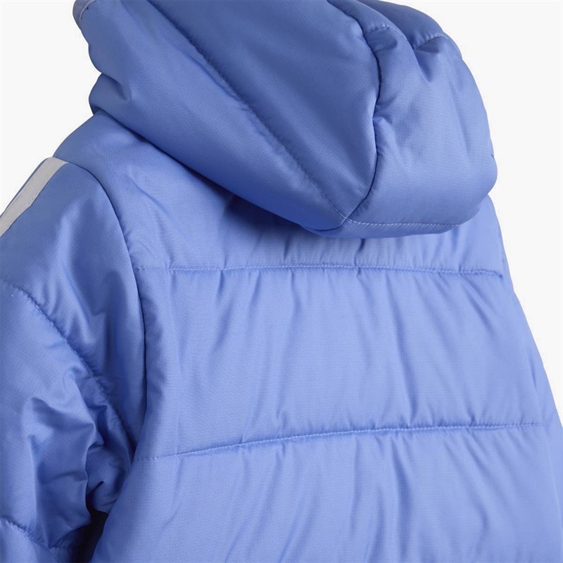 Infant Essentials 3 Stripes Padded Jacket Blue Fusion/White - Image 5